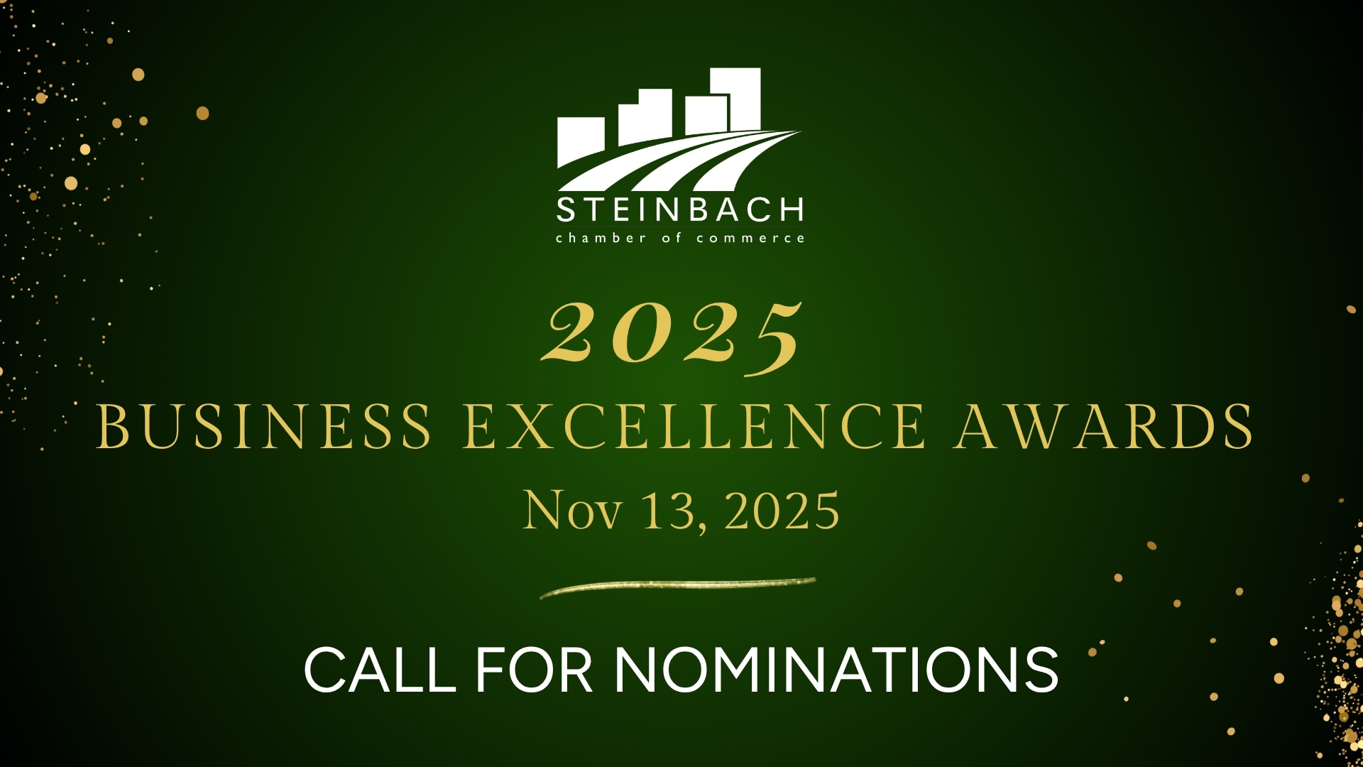 Steinbach Chamber of Commerce Business Excellence Award Call for Nominations